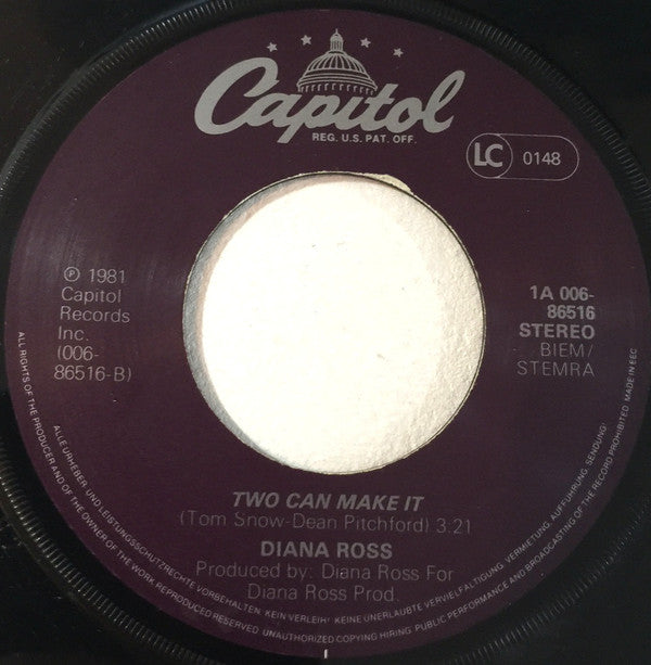 Diana Ross : Work That Body (7", Single)