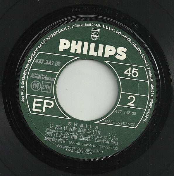 Sheila (5) : Adios Amor (7", EP, Gre)