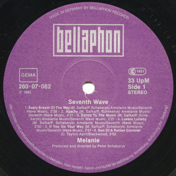 Melanie (2) : Seventh Wave (LP, Album)