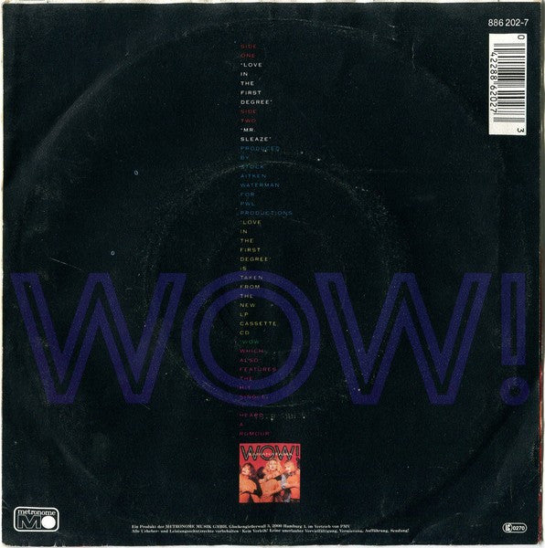 Bananarama : Love In The First Degree (7", Single)