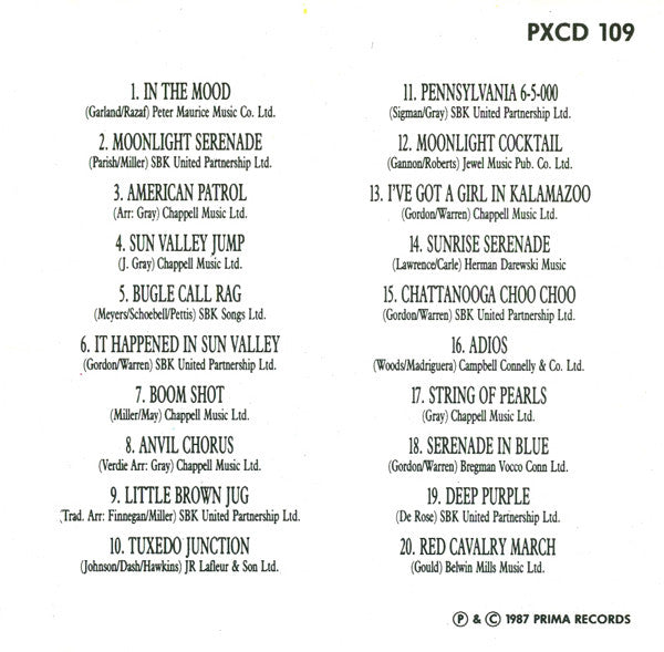 Glenn Miller : 20 Classic Tracks (CD, Comp)