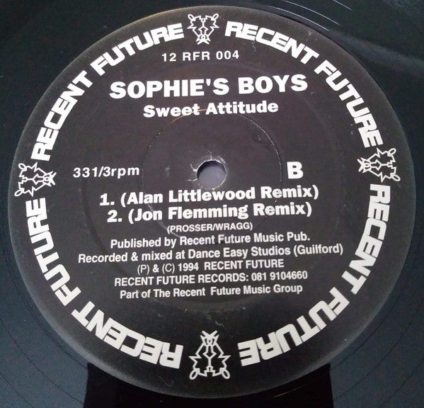 Sophie's Boys : Touchin' / Sweet Attitude (Remixes) (12", Promo)