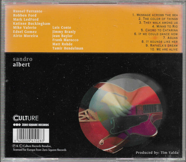 Sandro Albert : The Color Of Things (CD, Album)
