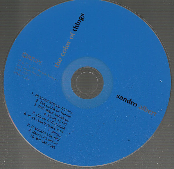 Sandro Albert : The Color Of Things (CD, Album)