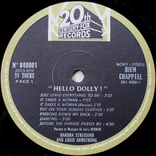 Various : Hello Dolly (LP, Gat)