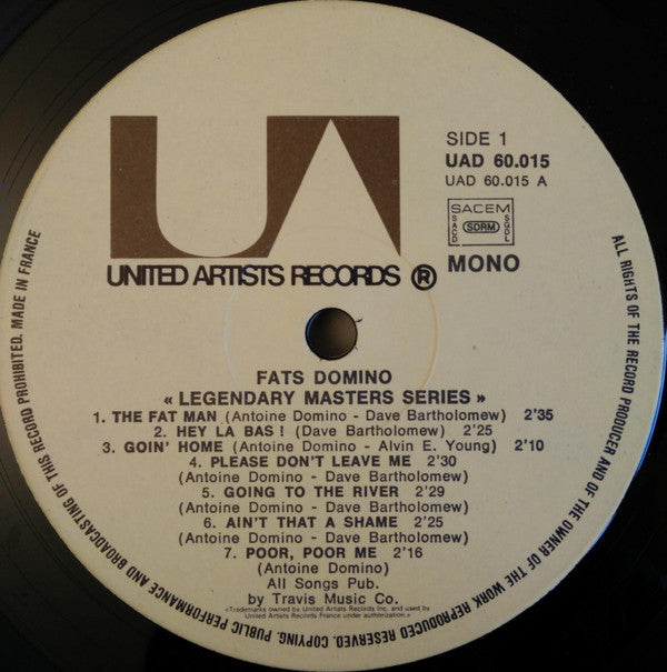 Fats Domino : Fats Domino (2xLP, Comp)