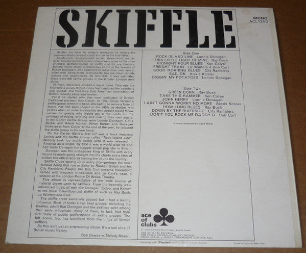 Various : Skiffle (LP, Comp, Mono)