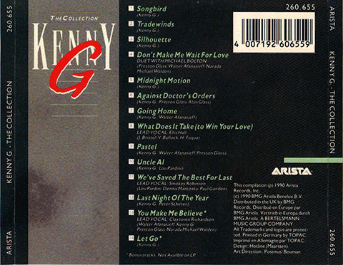 Kenny G (2) : The Collection (CD, Comp)