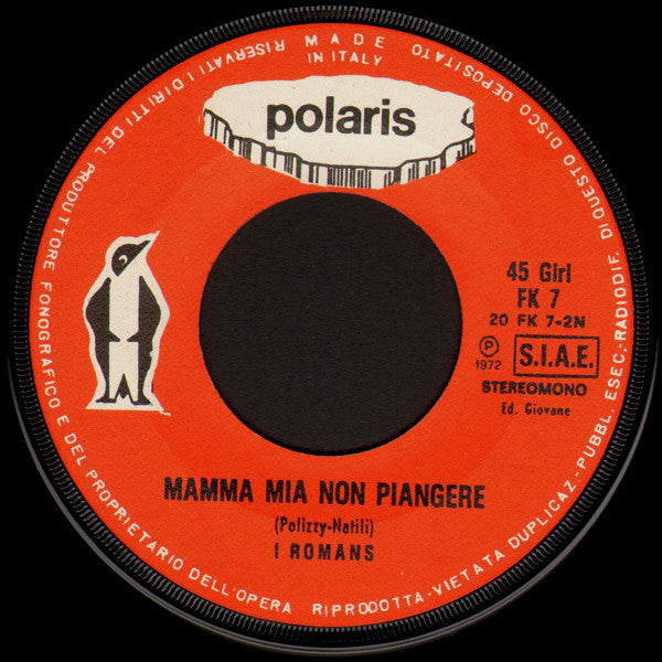 I Romans : Voglia Di Mare (7", Single, Mono)