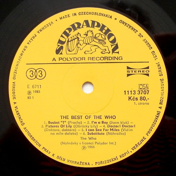 The Who : The Best Of The Who (LP, Comp)