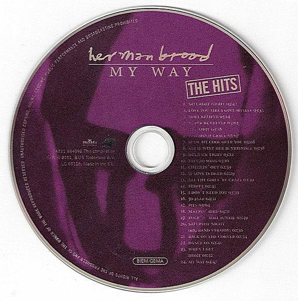Herman Brood : My Way - The Hits (CD, Comp, RM)
