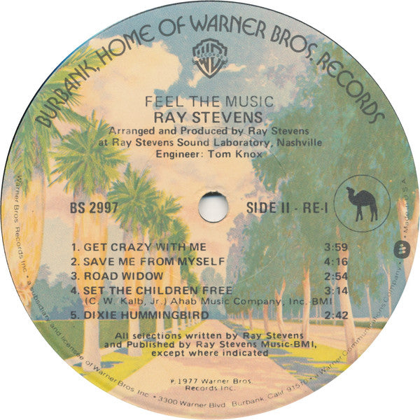 Ray Stevens : Feel The Music (LP, Album, Jac)