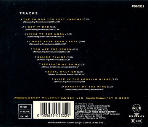 Matraca Berg : Lying To The Moon (CD, Album)