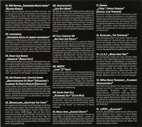 Various : Sonic Seducer Cold Hands Seduction - Vol. 134 (CD, Comp)