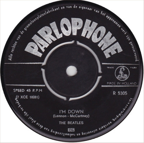 The Beatles : Help! (7", Single, Ora)