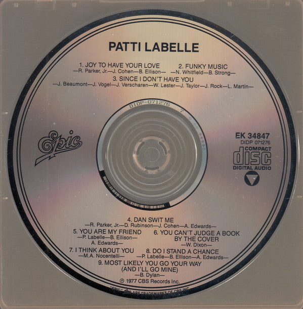 Patti LaBelle : Patti Labelle (CD, Album, RE)