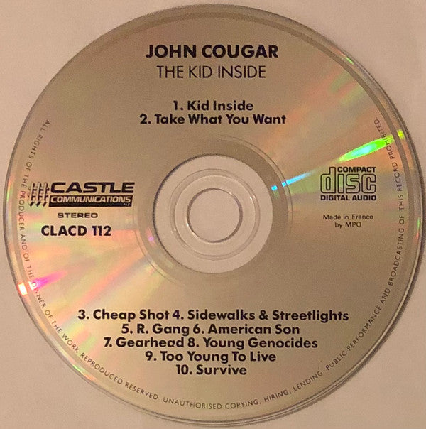 John Cougar Mellencamp : The Kid Inside (CD, Album)