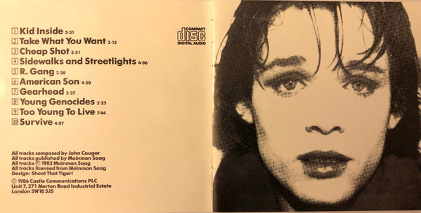John Cougar Mellencamp : The Kid Inside (CD, Album)