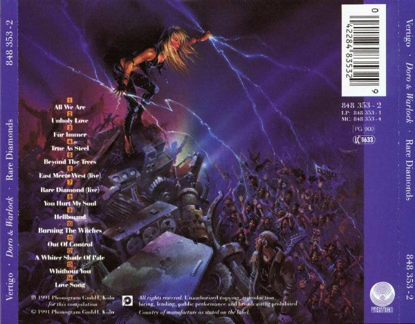 Doro & Warlock (2) : Rare Diamonds (CD, Comp)