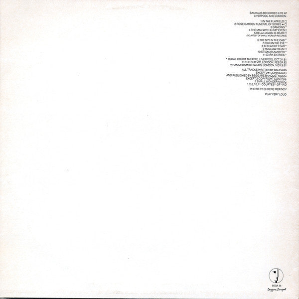 Bauhaus : Press The Eject And Give Me The Tape (LP, Album + 7", Bon)