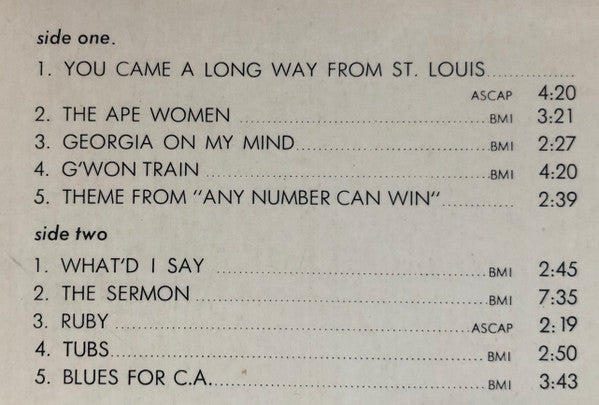 Jimmy Smith : Any Number Can Win (LP, Album)