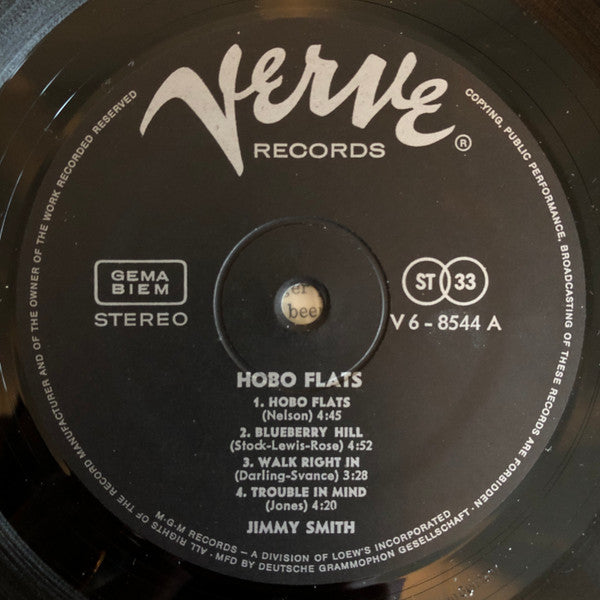 Jimmy Smith : Hobo Flats (LP, RE)