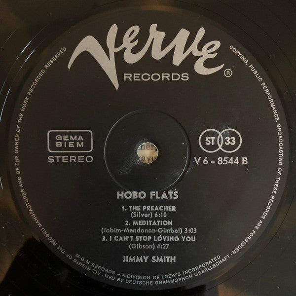 Jimmy Smith : Hobo Flats (LP, RE)