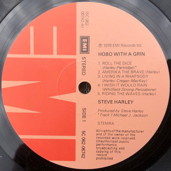 Steve Harley : Hobo With A Grin (LP, Album)