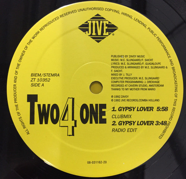 Two4One : Gypsy Lover (12")
