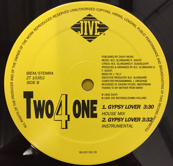 Two4One : Gypsy Lover (12")