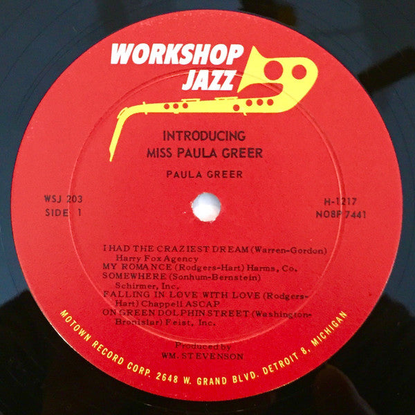 Paula Greer : Introducing . . . Paula Greer (LP, Album, Mono)
