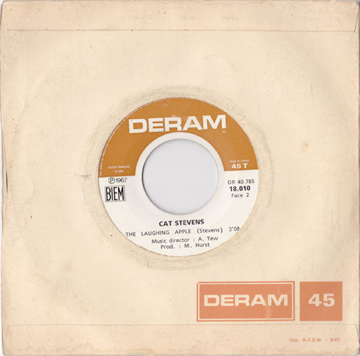 Cat Stevens : A Bad Night / The Laughing Apple (7", Single)