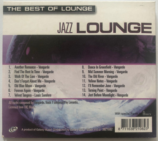 Vangarde : The Best Of Lounge: Jazz Lounge (CD, Album)