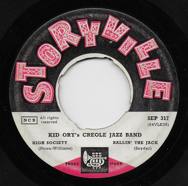 Kid Ory And His Creole Jazz Band : Ory's Creole Jazz Band (7", EP)