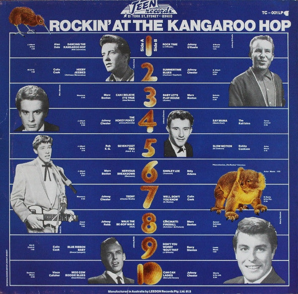 Various : Rockin' At The Kangaroo Hop (LP, Comp)