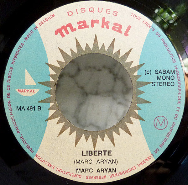 Marc Aryan : La Lettre / Liberté (7", Single)
