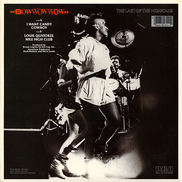 Bow Wow Wow : The Last Of The Mohicans (12", EP)