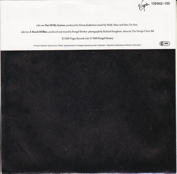 Feargal Sharkey : Out Of My System (7", Single)