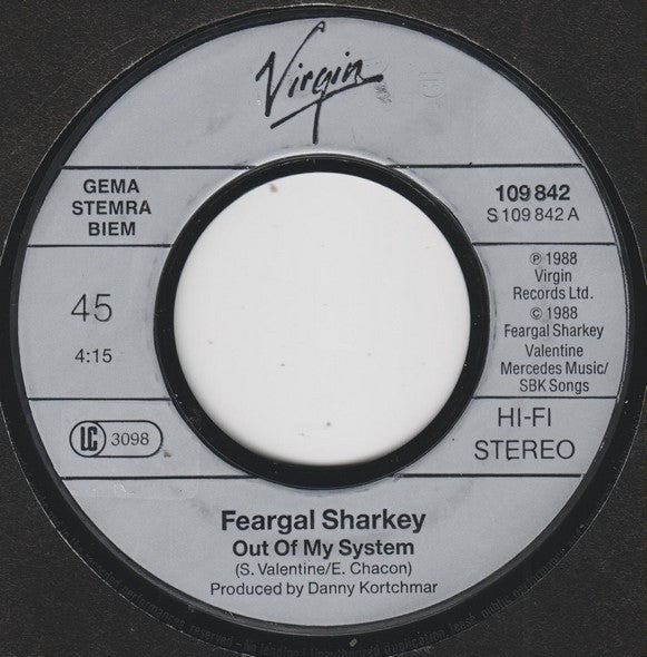 Feargal Sharkey : Out Of My System (7", Single)