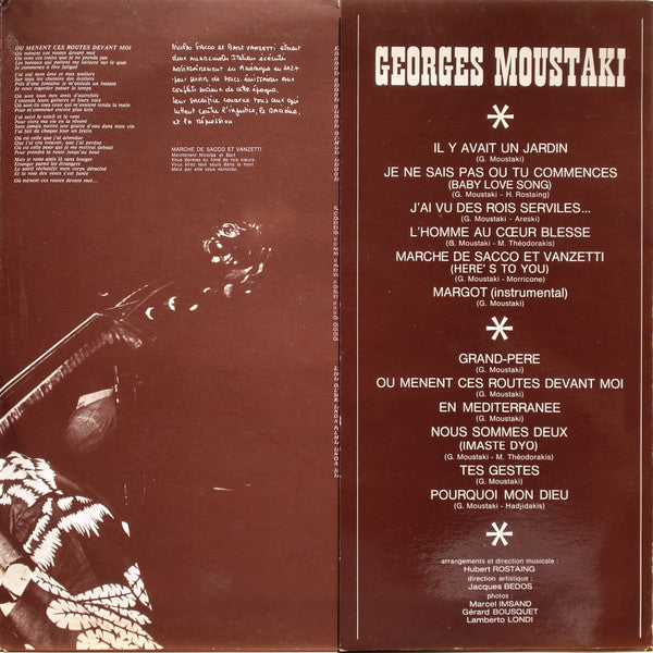 Georges Moustaki : Georges Moustaki (LP, Album, Gat)