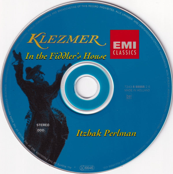 Itzhak Perlman - Brave Old World • The Klezmatics • The Andy Statman Klezmer Orchestra • Klezmer Conservatory Band : Klezmer (In The Fiddler's House) (CD, Album)
