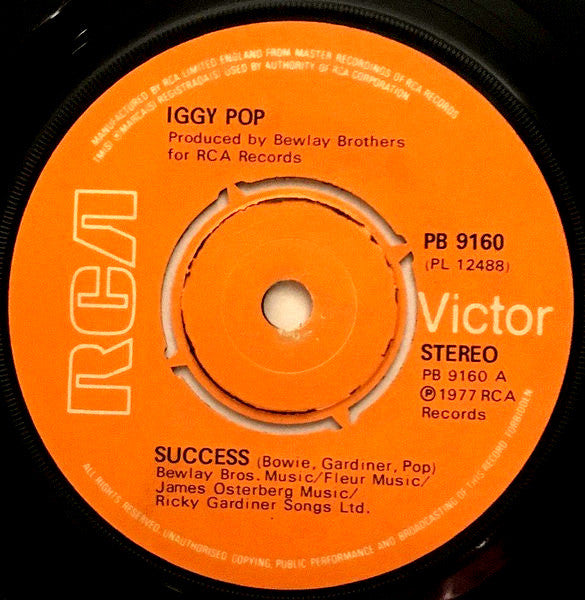 Iggy Pop : Success (7")