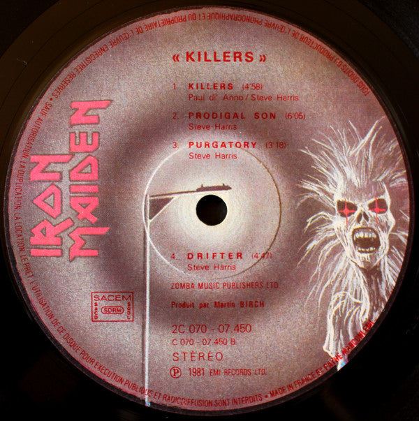 Iron Maiden : Killers (LP, Album)