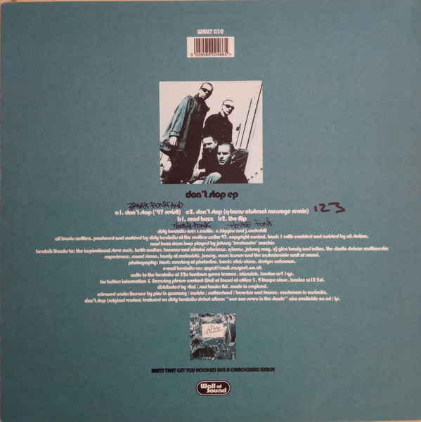 Dirty Beatniks : Don't Stop EP (12", EP)