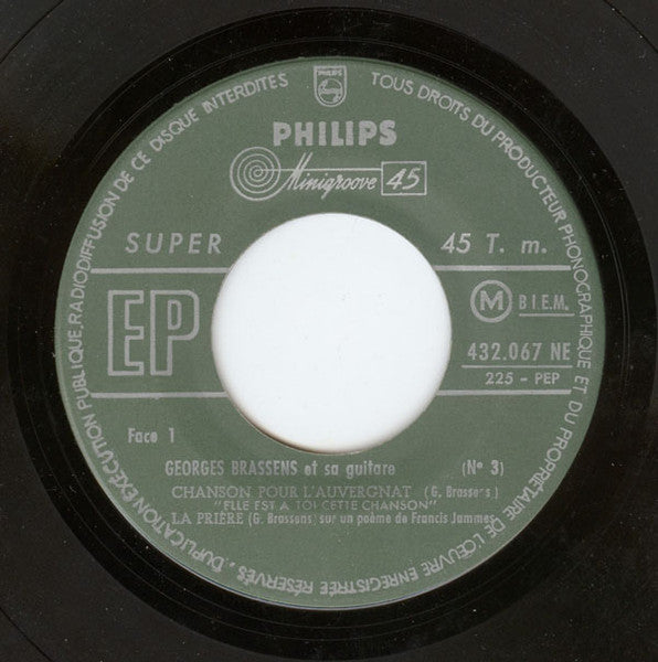 Georges Brassens : 3 (7", EP)