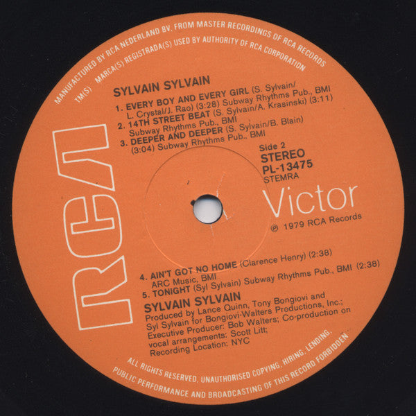 Sylvain Sylvain : Sylvain Sylvain (LP, Album)