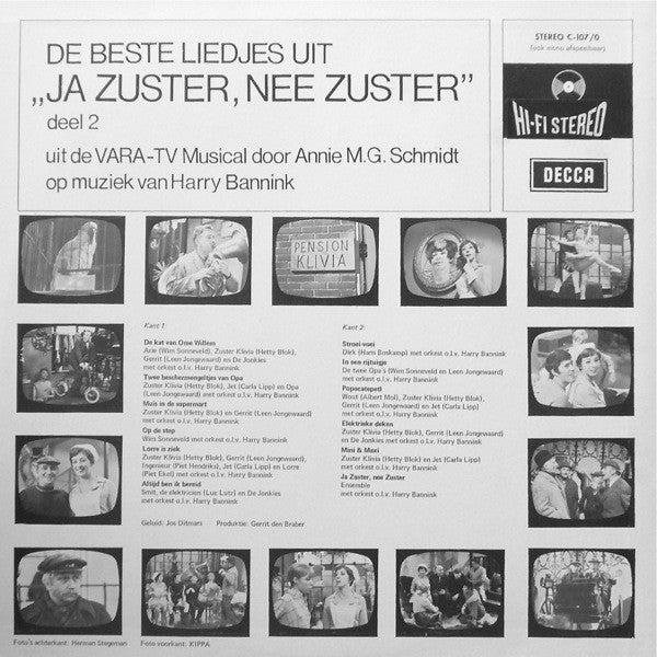 Cast of "Ja Zuster, Nee Zuster" : De Beste Liedjes Uit "Ja Zuster, Nee Zuster" Deel 2 (LP, Comp, Club)
