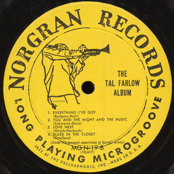 Tal Farlow : The Tal Farlow Album (10", Album)