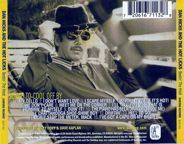 Dan Hicks And His Hot Licks : Beatin' The Heat (CD, Album)