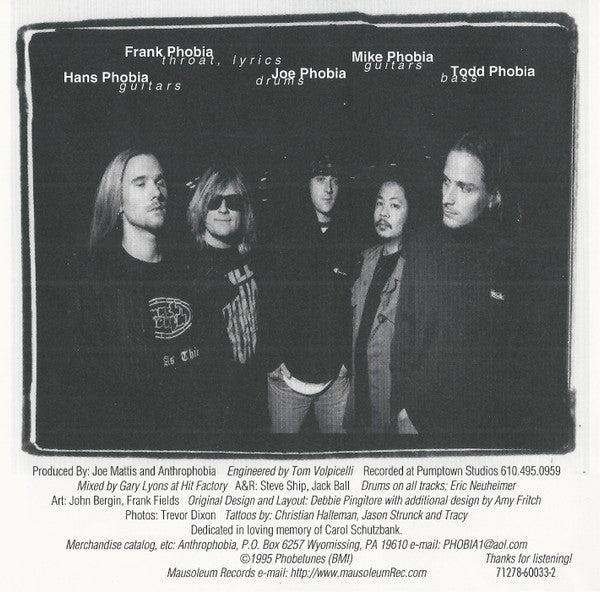 Anthrophobia : Framework (CD, EP)